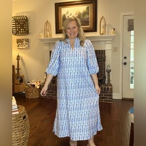 Smith & Quinn Brooks dress in Blueberry Bloom size XL